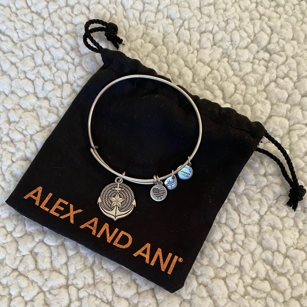 Silver Anchor Bracelet